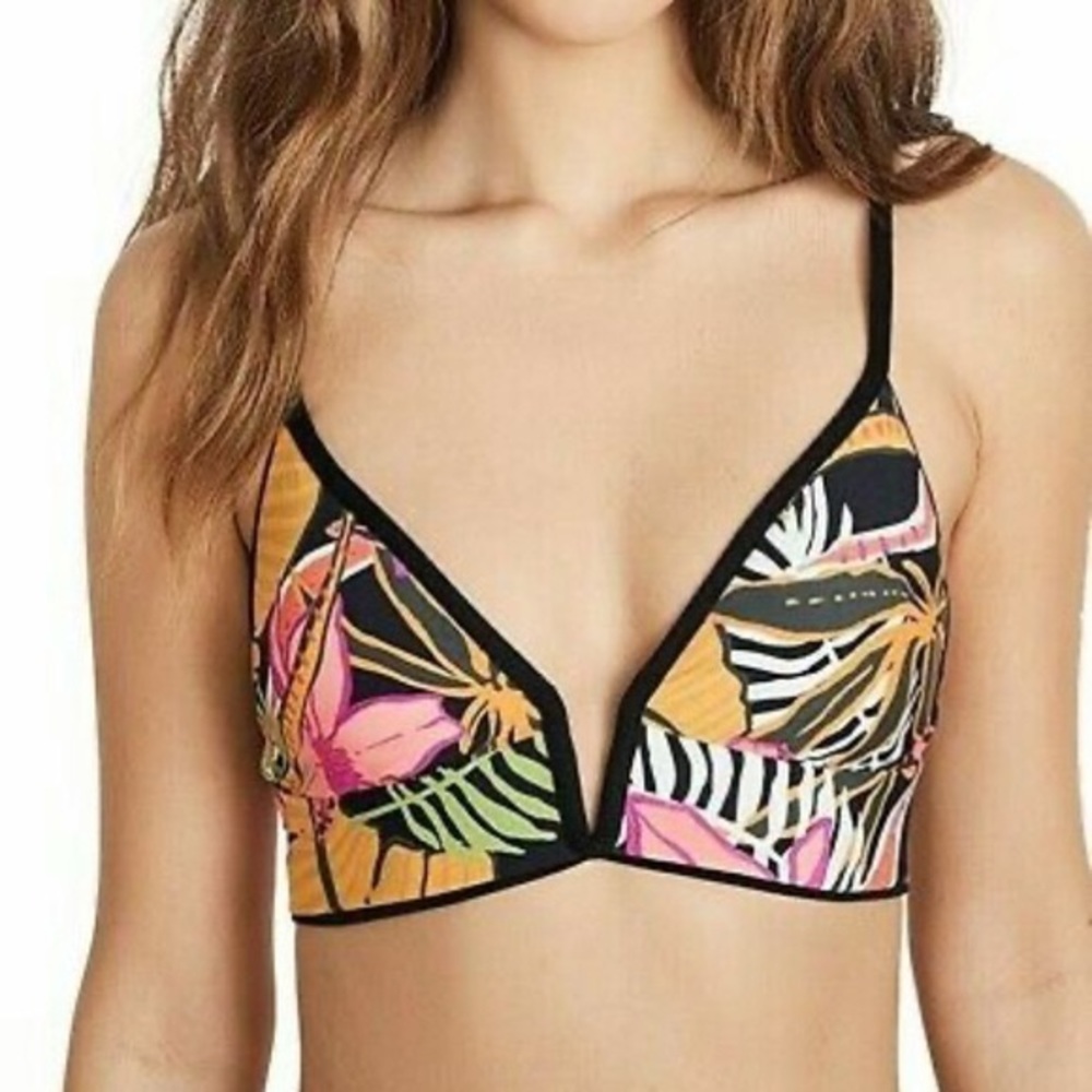 Maaji Reversible Bikini Top Solid/Floral